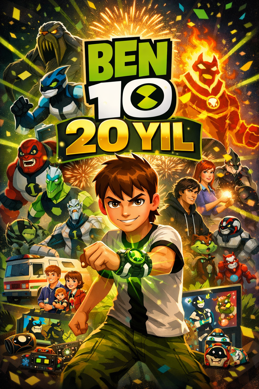 Ben 10 Çizgi Dizisi 20 Yaşında