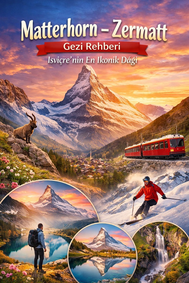 Matterhorn Dağı ve Zermatt